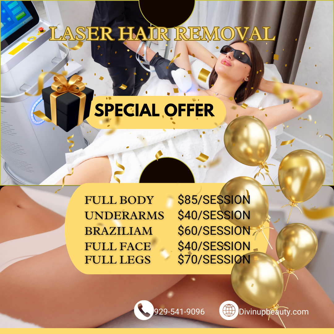 LASER HAIR REMOVAL 8 SESSIONS FULL BODY SPECIAL OFFER