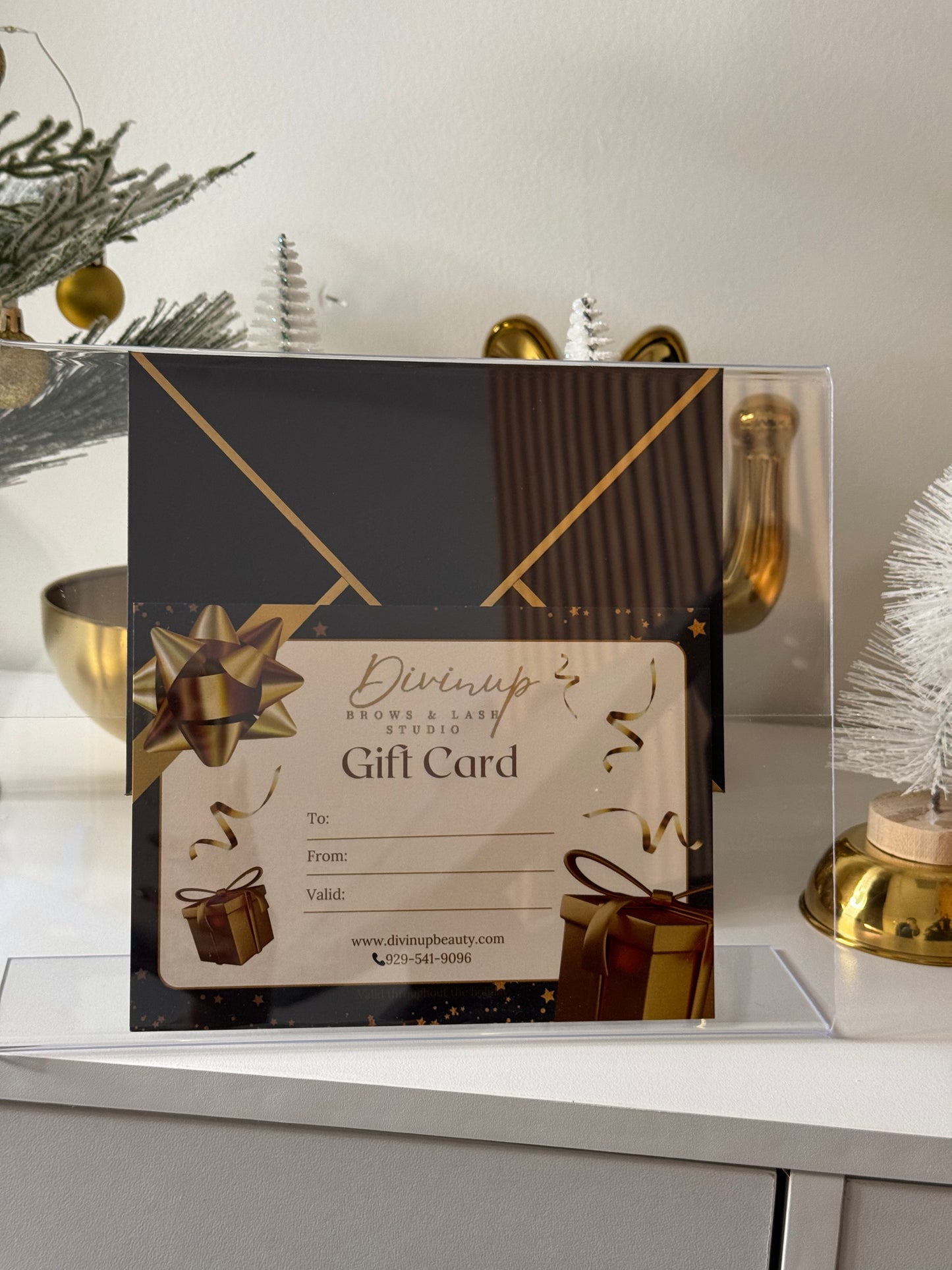 Ombré brows gift card